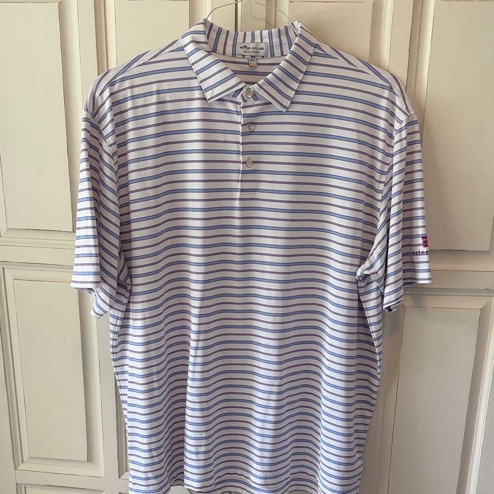 Peter Millar Golf Shirt-Water Color Resort